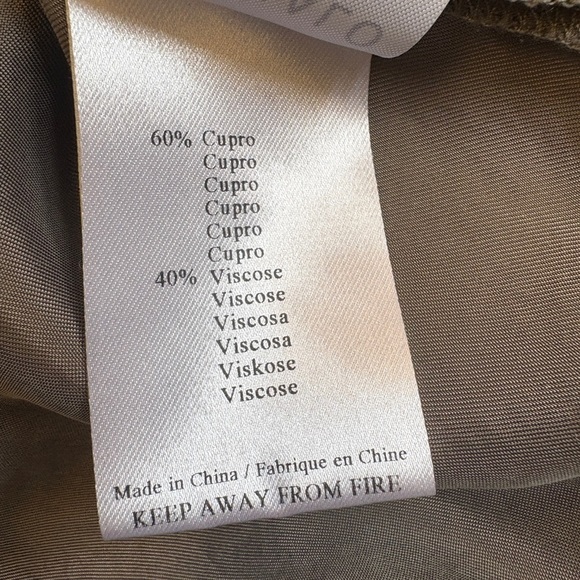 ESQUALO Silky Boxy crew neck Tunic Dress Greenish Gray 3/4 Sleeves size Small - Picture 5 of 9